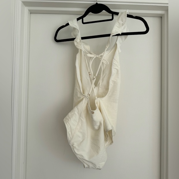 For Love & Lemons White Belize One Piece Swimsuit - Picture 2 of 5